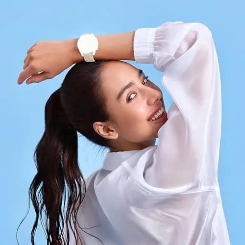 Tovimall 20mm Silicone Watch Band for Omega x Swatch Moonswatch | Starlight thumbnail 4