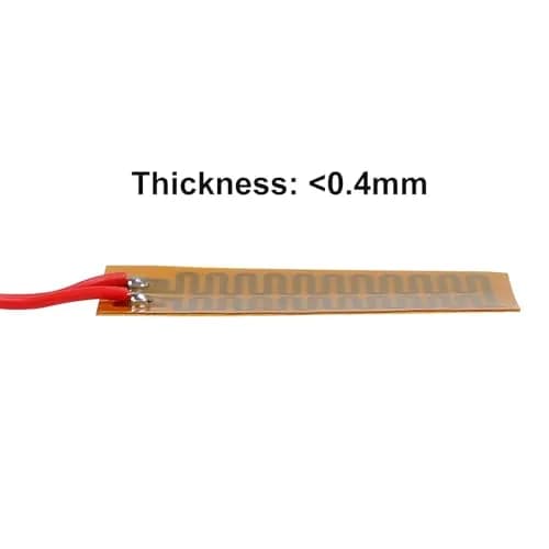 Coliao 12V 7W 25mmx50mm Polyimide Heater Plate (6-Pack) | Adhesive PI Heating Film Strip thumbnail 4