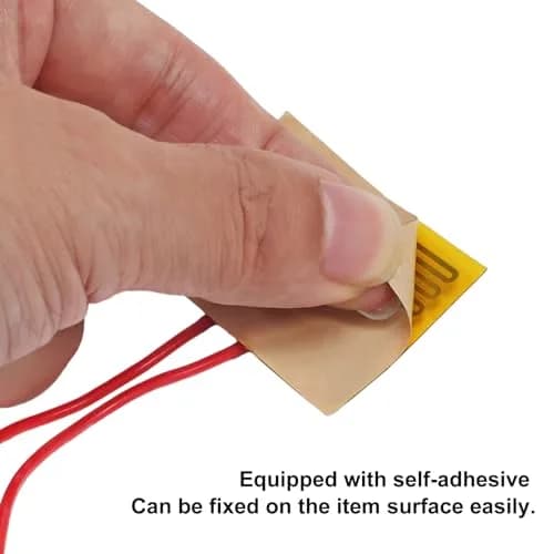 Coliao 6pcs 5V 1W PI Heating Film 30mmx40mm | Flexible Adhesive Polyimide Heater Plate thumbnail 5