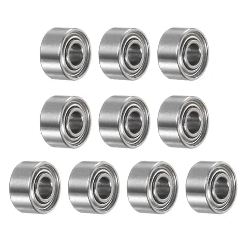 uxcell MR52ZZ Deep Groove Ball Bearings 2x5x2.5mm Double Shielded Chrome Steel Miniature Bearings (10-Pack) thumbnail 1