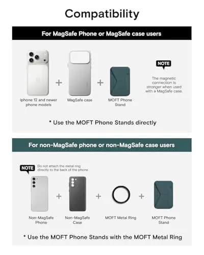MOFT Magnetic Wallet Stand Compatible with iPhone 18/17/16/15/14/13 Series | Slim 3-in-1 MagSafe Stand & Wallet thumbnail 8