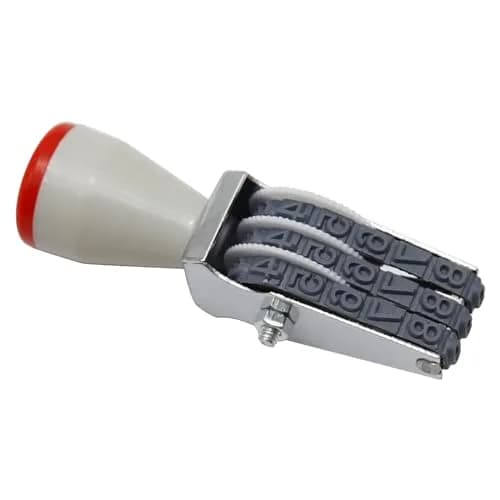 EATAKWARD 3 Digit Number Stamp with Symbols, Adjustable Rotating Price Tag Stamp 9.5cm (3.74in) thumbnail 1