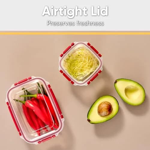 Superio Food Storage Container 30 oz | Leakproof, BPA Free, Stackable, Microwave & Freezer Safe thumbnail 6