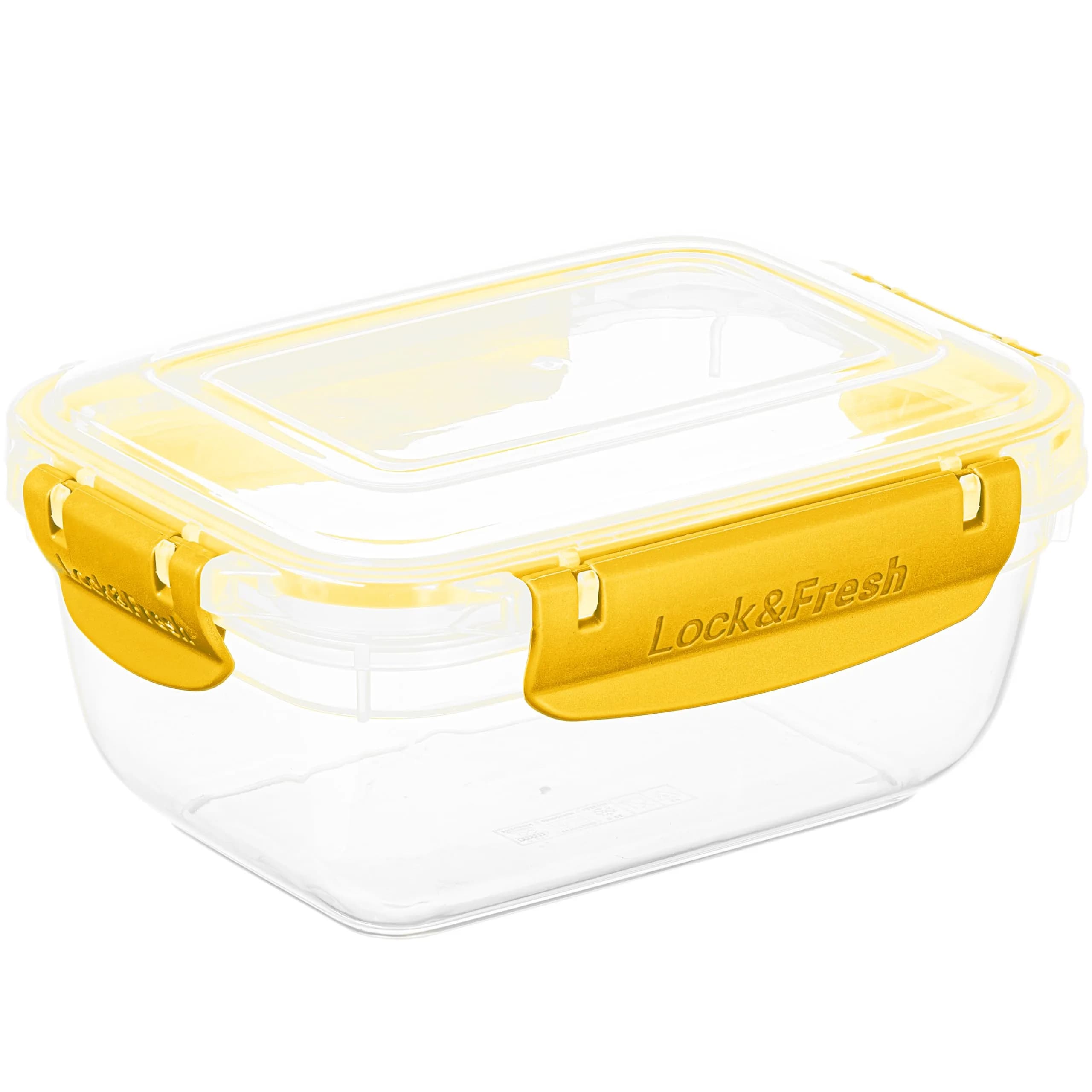 Superio Plastic Food Storage Container with Airtight Lid 27 oz | Leakproof, BPA Free, Stackable, Microwave & Freezer Safe - main product image