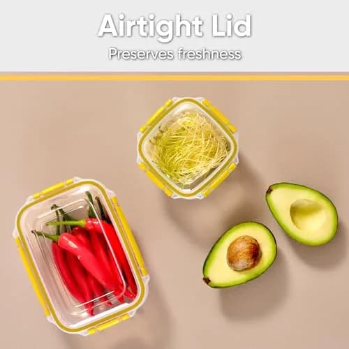 Superio Plastic Food Storage Container with Airtight Lid 30 oz | Leakproof & BPA Free thumbnail 6