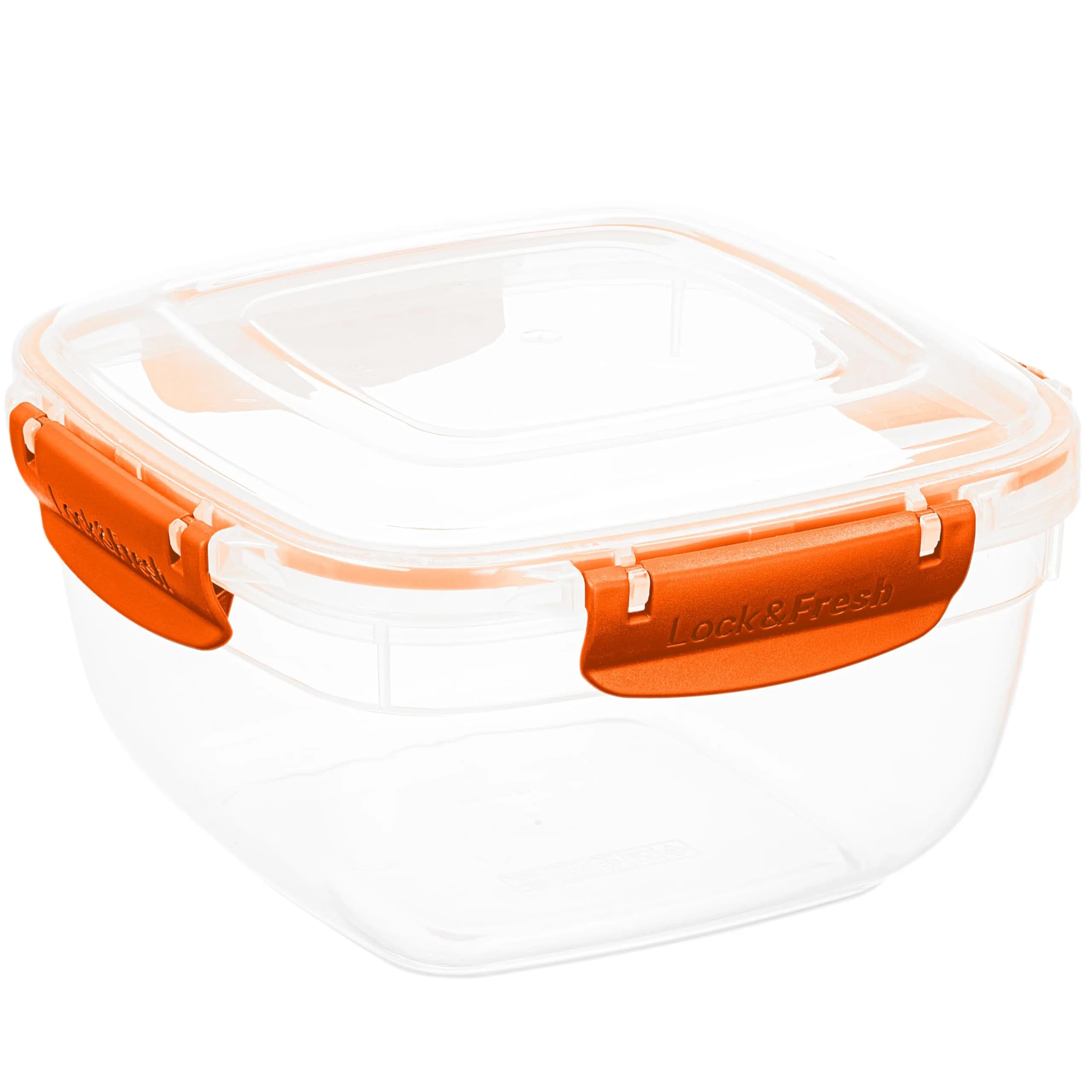 Superio Orange 48 Oz Food Storage Container | Airtight, Leakproof, BPA-Free, Microwave Safe — Orange