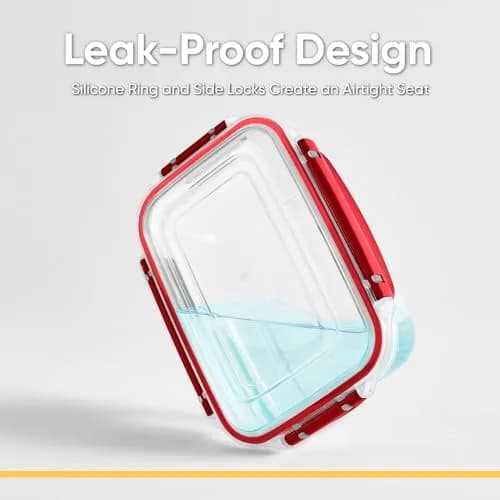 Superio Food Storage Container 80 Oz | Leakproof, Airtight & BPA Free thumbnail 3