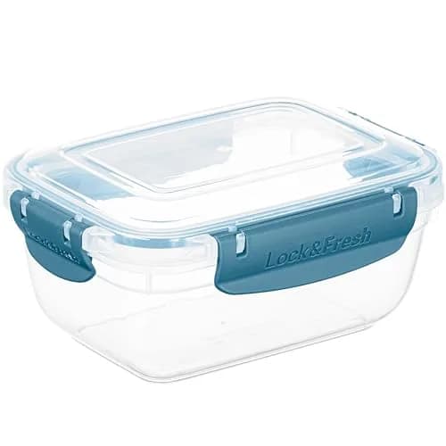 Superio Blue 27 Oz Food Storage Container | Airtight, Leakproof, BPA-Free Plastic for Kitchen & Pantry thumbnail 1