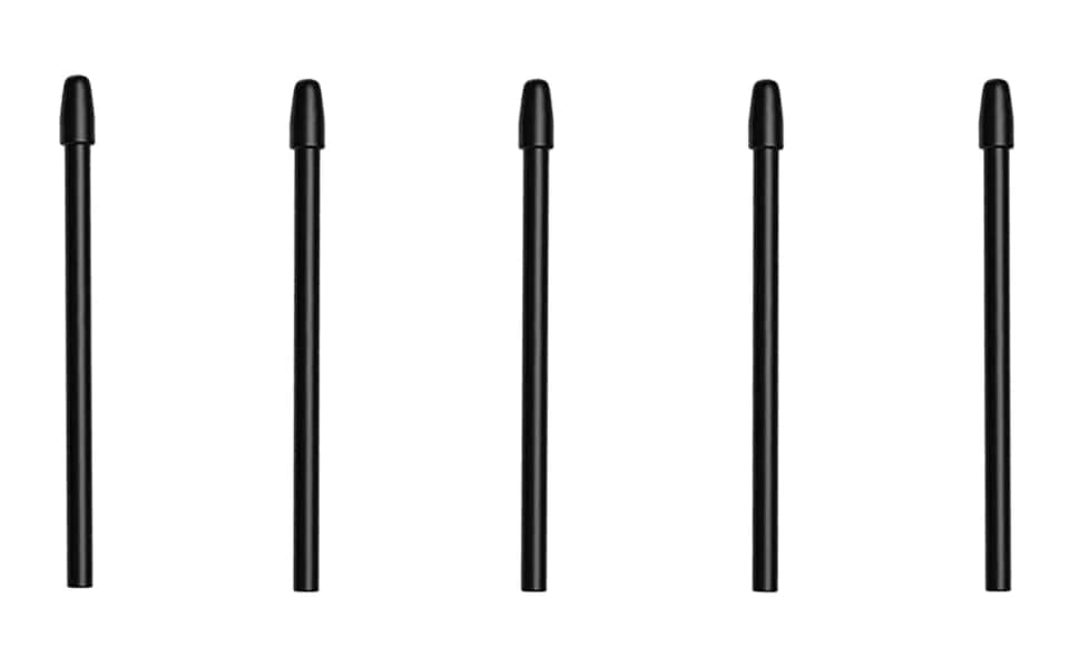 Mingxiong Stylus Pen for Remarkable 2/1 Tablet Notebook, Silver | Authentic Input Pen — 5PCS pen tips