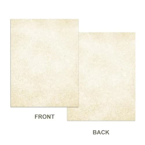 Cheericome Parchment Paper for Certificates - Letter Size 8.5" x 11", 50 Double-Sided Sheets, 100gsm | Authentic USA Import for Resumes & Diplomas thumbnail 3