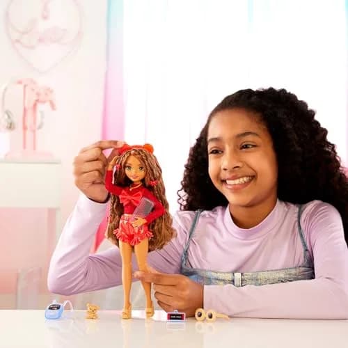 Barbie Dream Besties Teresa Doll and Accessories with Video Game Theme, 10+ Pieces, Ages 4+ | Encourages Imaginative Play thumbnail 2