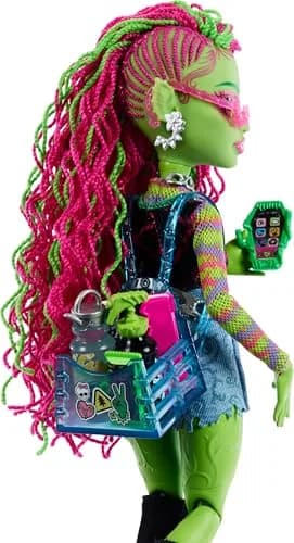 Monster High Venus McFlytrap Doll 5.9 inches | Fully articulated, collectible doll for kids 4+ thumbnail 4