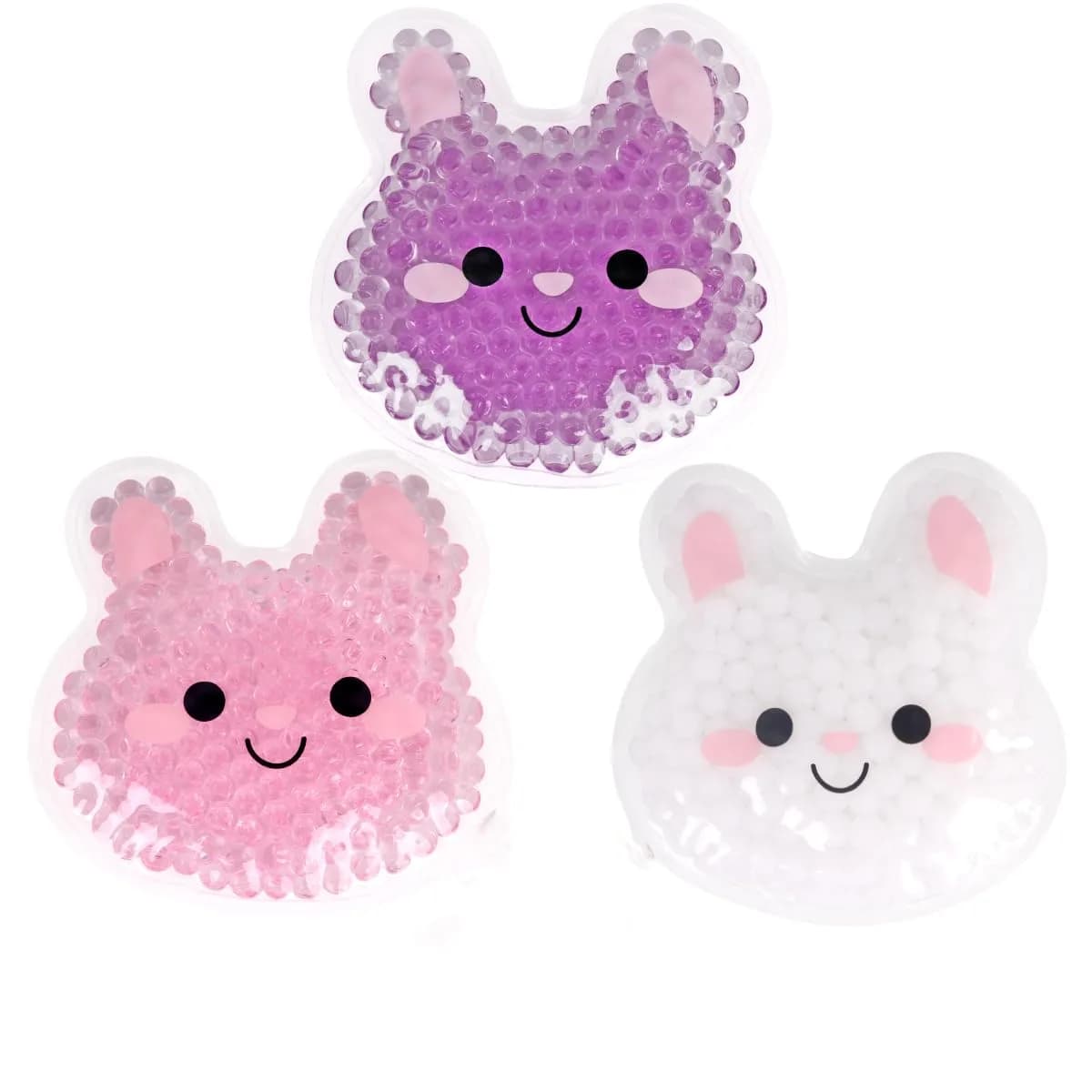 Hilph Kids Bunny Ice Packs for Boo Boos, 3 Count (3"x4.5" Each) | Natural Relief for Swelling & Headaches - main product image