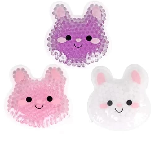Hilph Kids Bunny Ice Packs for Boo Boos, 3 Count (3"x4.5" Each) | Natural Relief for Swelling & Headaches thumbnail 1