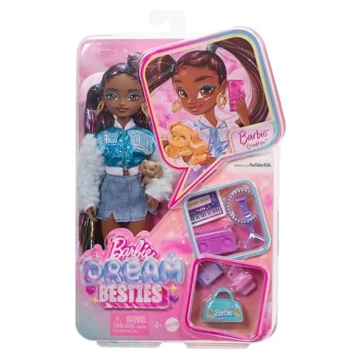 Barbie Dream Besties Barbie 'Brooklyn' Doll Playset with Music Accessories | Ages 4+ thumbnail 6