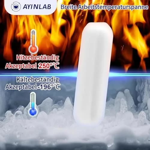 AYINLAB PTFE Magnetic Stir Bar Set 8pcs (10mm-35mm) | Lab Stirring Rods for Magnetic Stirrers thumbnail 3