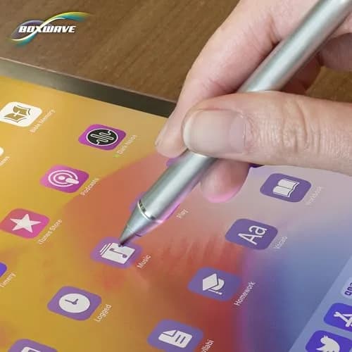 BoxWave Stylus Pen Compatible with Xiaomi Pad 6 | Ultra Fine Tip, Metallic Silver thumbnail 8