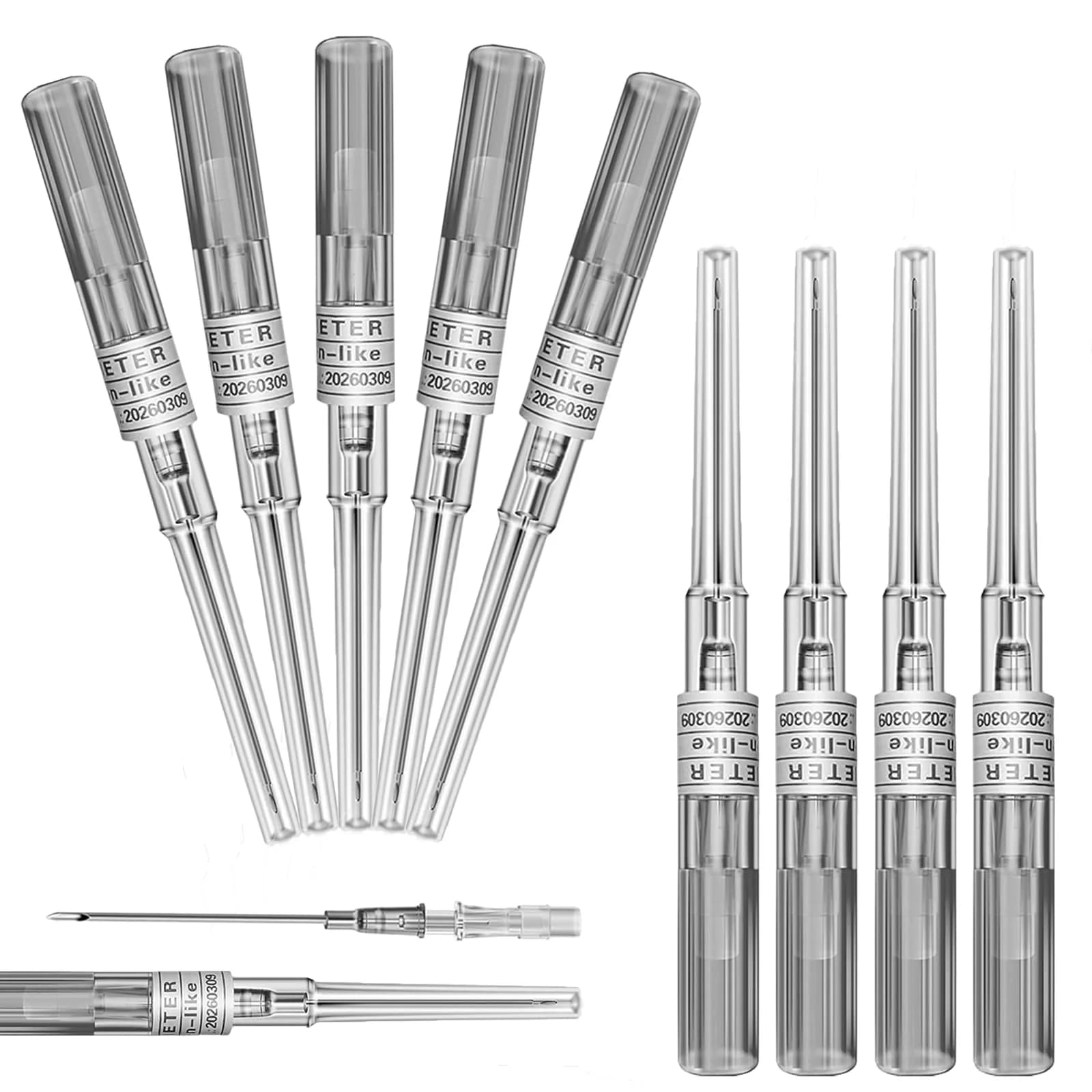 YONGDA Catheter Piercing Needles 14G 10pcs | Stainless Steel, Safe & Precise — 16G/10pcs