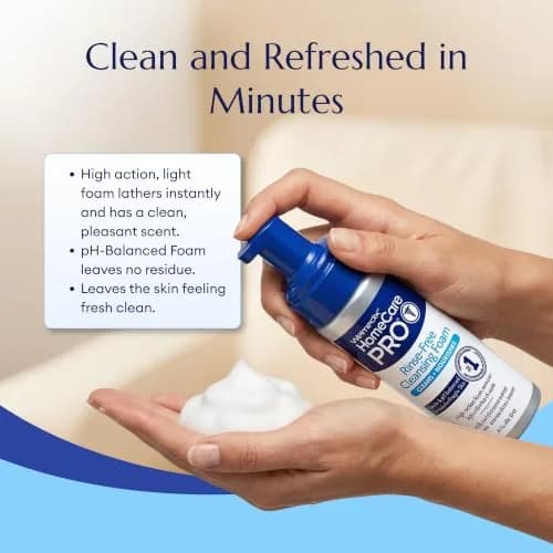 Welmedix No Rinse Cleansing Foam - 30ml (1 Fl Oz) Bottles, Pack of 6 | Hospital Grade Waterless Body Wash for Sensitive Skin thumbnail 7