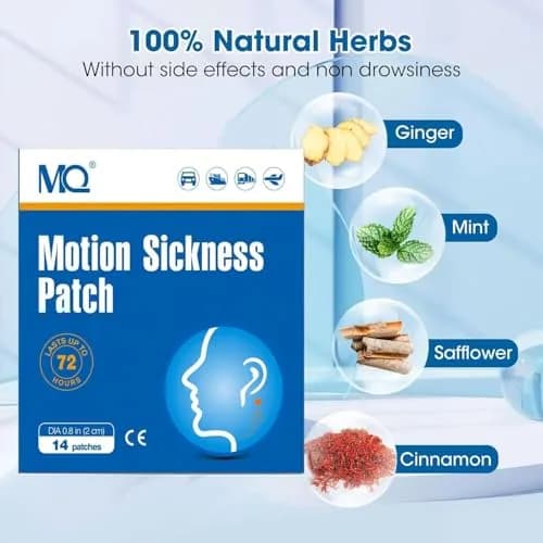 MQ Motion Sickness Patches 84ct | Non-Drowsy Relief for Travel & Cruise thumbnail 4