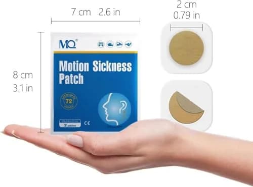 MQ Motion Sickness Patches 84ct | Non-Drowsy Relief for Travel & Cruise thumbnail 6