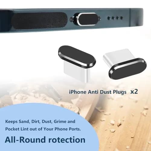 Limvory USB C Dust Plug & Phone Speaker Cover | Anti Dust & Water Protection thumbnail 7