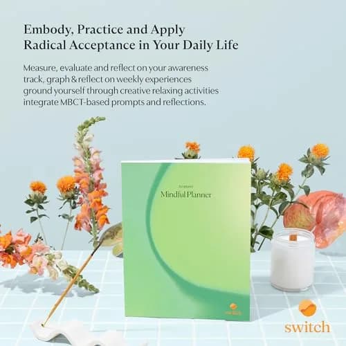 Switch Research Mindful Planner (Acceptance) - Evidence-Based Life Organizer - 31-Day Goal Planner to Develop Radical Acceptance - Daily planner With Prompts thumbnail 7