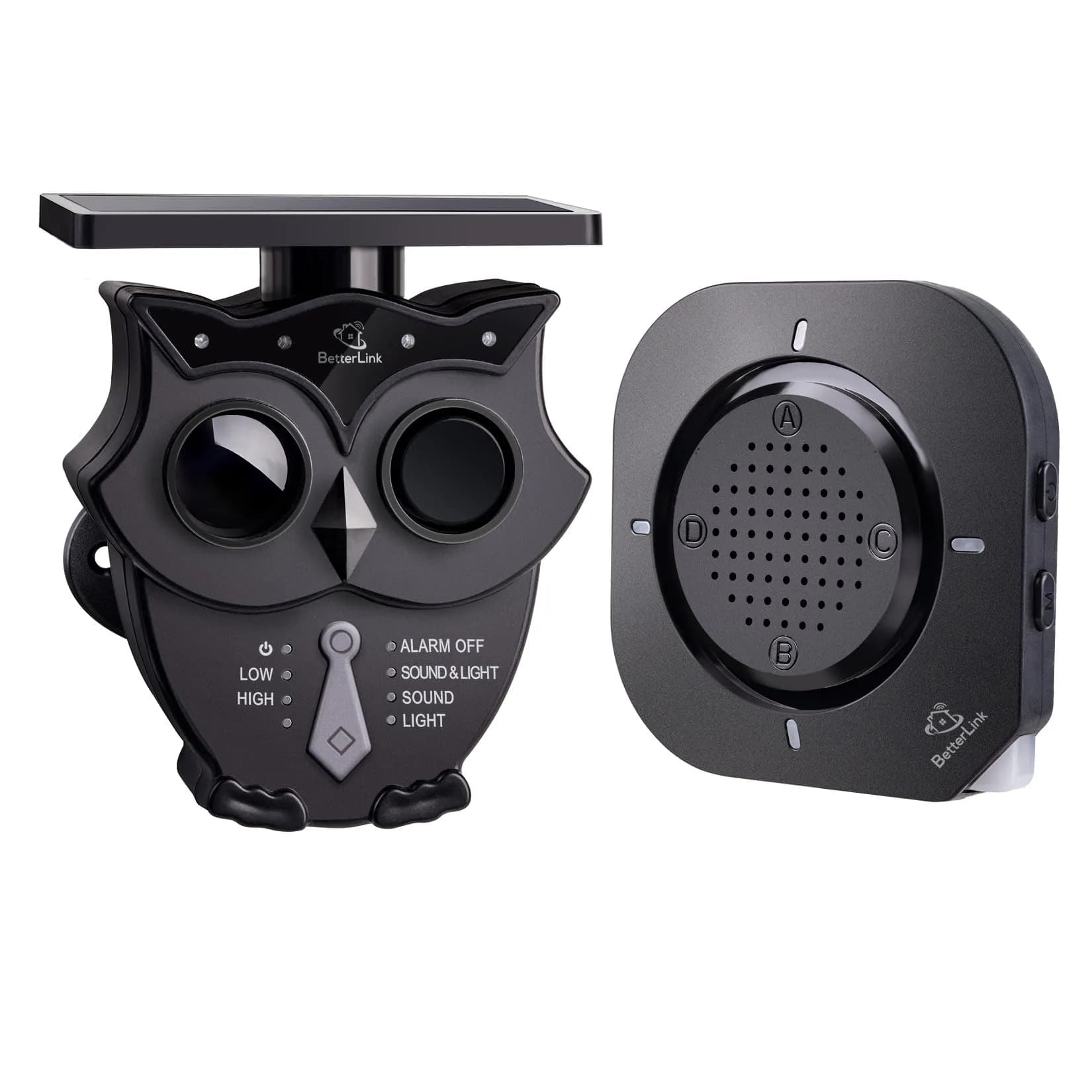 BetterLink Solar Wireless Driveway Alarm System 1/2 Mile Long Range | 1 Receiver & 1 Sensor — 1Receiver and 1Sensor Gary