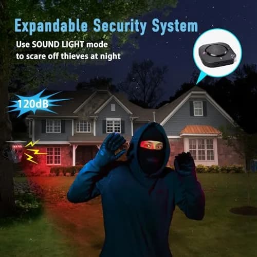 BetterLink Solar Wireless Driveway Alarm 1/2 Mile Range | 1 Receiver & 1 Sensor Grey thumbnail 6