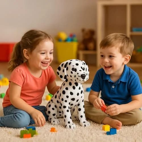 WEIGEDU Dalmatian Stuffed Animal Plush Toy 30.48 cm (12 inches) | ASTM-Tested Educational Toy thumbnail 5