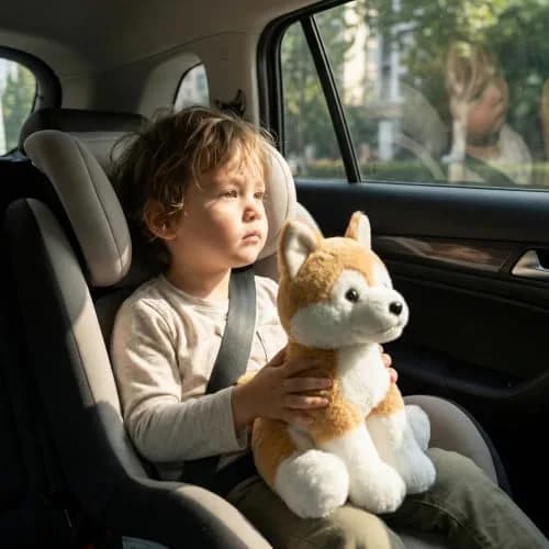 WEIGEDU Japanese Akita Shiba Stuffed Animal Plush Toy 33cm (13 inches) | ASTM-Tested Non-Toxic Toy thumbnail 5