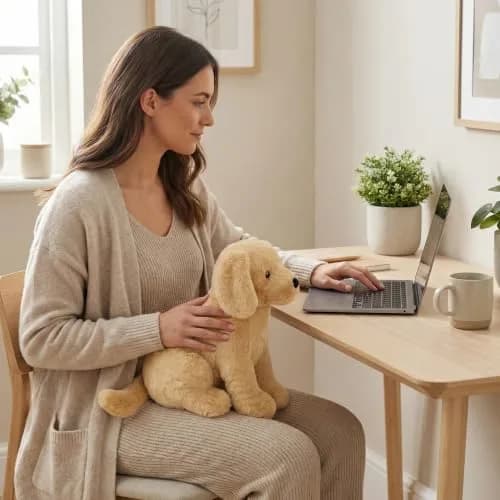 WEIGEDU Golden Retriever Stuffed Animal Dog Puppy Plush Toy 30cm (12 inch) | ASTM Tested & CPSIA Compliant thumbnail 9