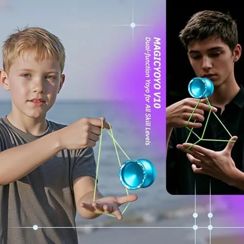 MAGICYOYO V10 Professional Finger Spin Yoyo for DNA Tricks | Metal Yoyo with Responsive & Unresponsive Modes thumbnail 4
