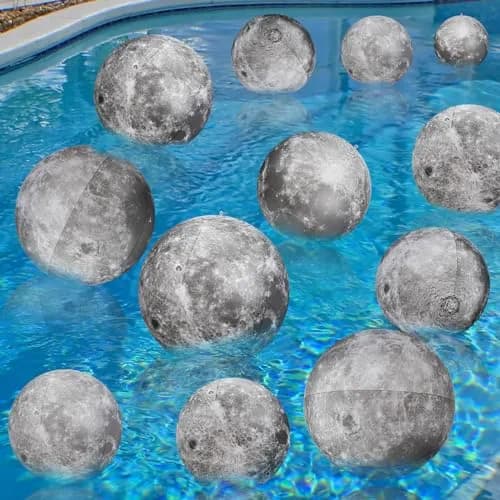 Shappy Moon Inflatable PVC Ball 40.64 cm (16 Inch) & 60.96 cm (24 Inch) | Educational Space Toy for Kids thumbnail 6