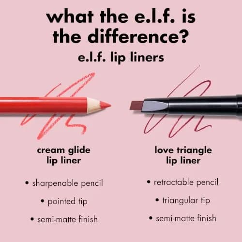 e.l.f. Cream Glide Lip Liner, Plum & Get It, 0.03 oz (0.85 g) | Smooth Semi-Matte Finish thumbnail 5