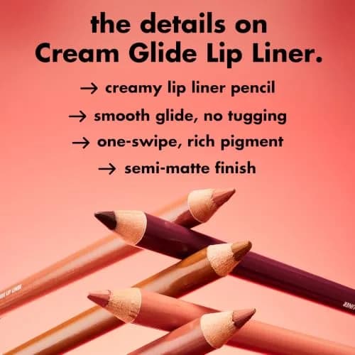 e.l.f. Cream Glide Lip Liner Spill the Tea | Smooth Semi-Matte Finish, Vegan & Cruelty-Free thumbnail 3