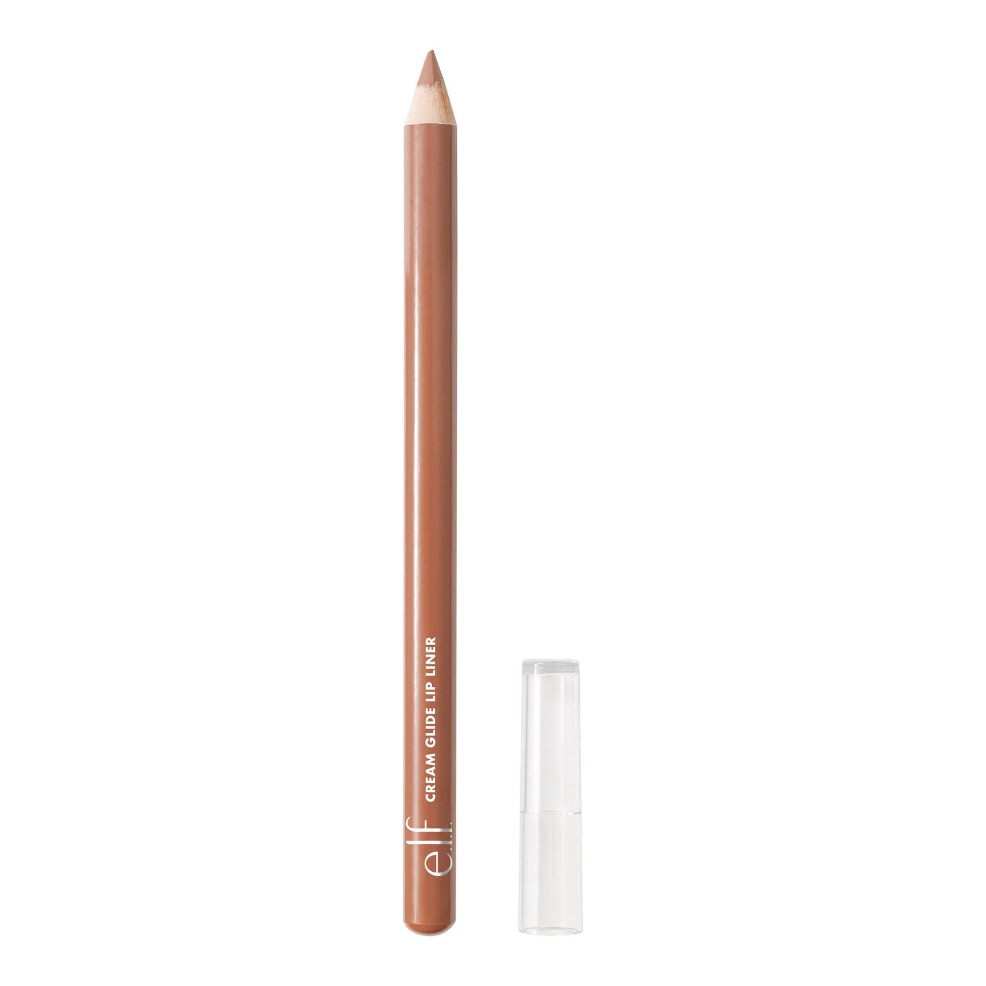 e.l.f. Cream Glide Lip Liner, Truth or Bare | Smooth Semi-Matte Finish, Vegan & Cruelty-Free