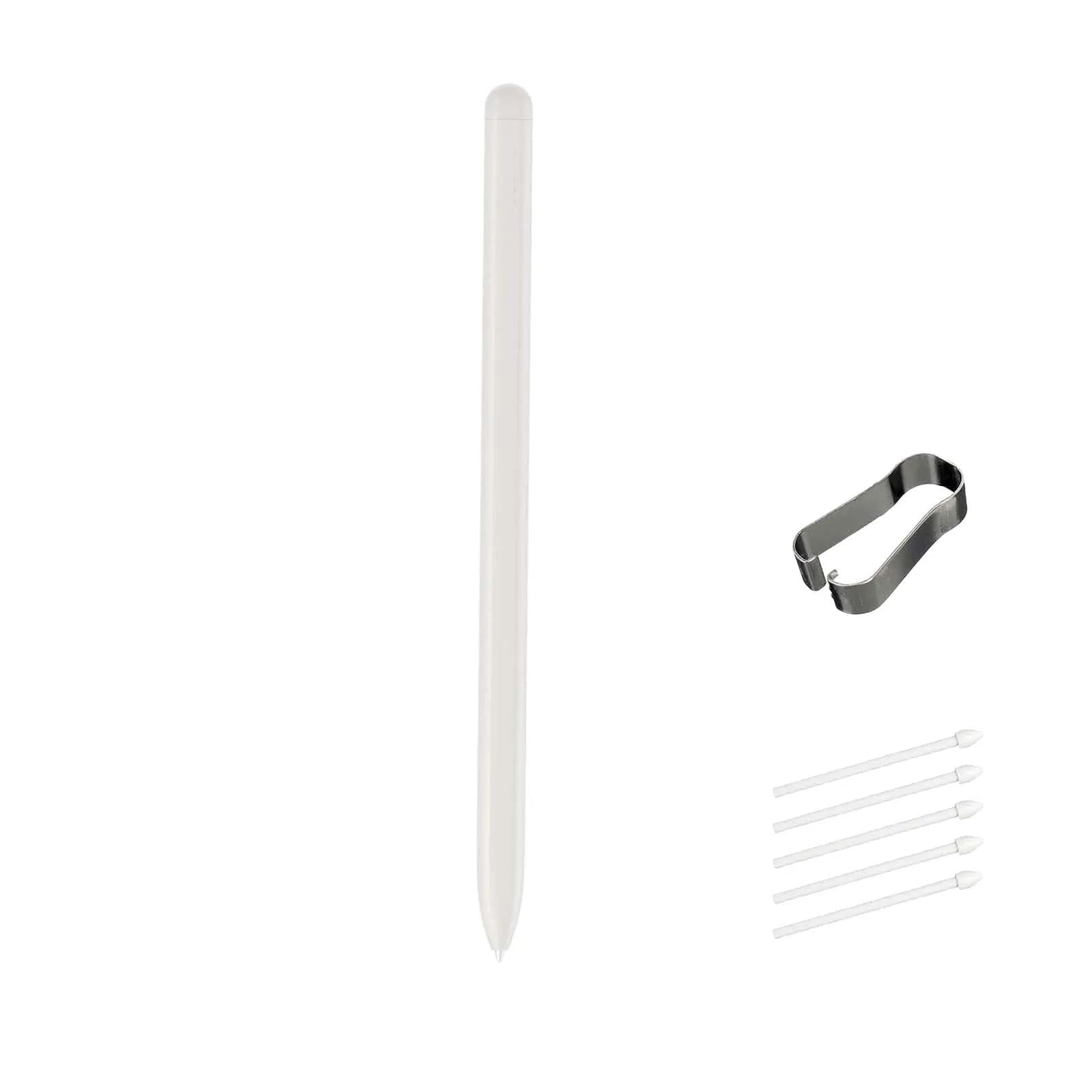 CaoXiong Input Pen for Samsung Galaxy Tab S9 FE/S9 FE+ | 4096 Pressure Levels, Metal Body, Silvery