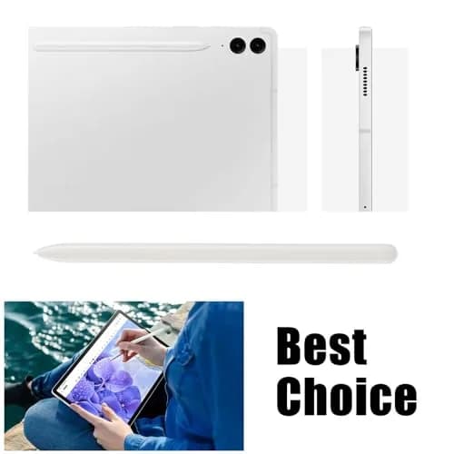 CaoXiong Input Pen for Samsung Galaxy Tab S9 FE/S9 FE+ | 4096 Pressure Levels, Metal Body, Silvery thumbnail 5