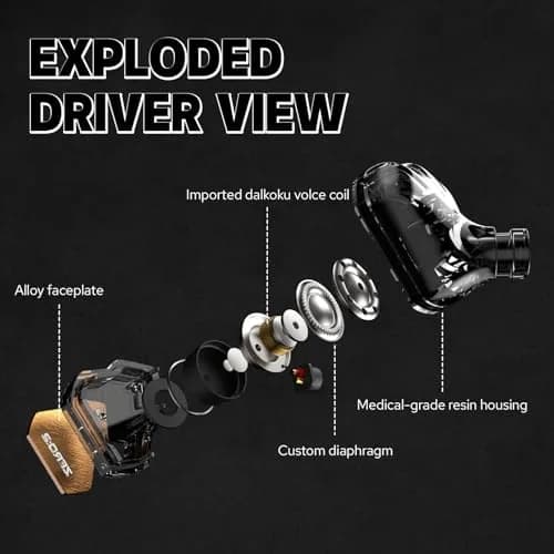 Linsoul 7Hz x Crinacle Zero:2 Wired In-Ear Monitor Earphones 10mm Dynamic Driver | Gaming & Music Earbuds thumbnail 4