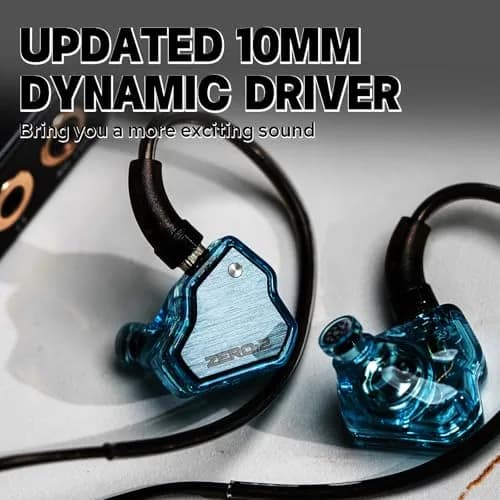 Linsoul 7Hz x Crinacle Zero:2 Wired In-Ear Monitor Earphones 10mm Dynamic Driver | Gaming & Music Earbuds thumbnail 3