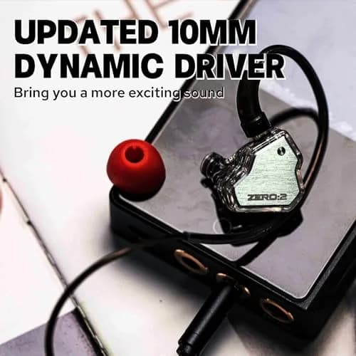 Linsoul 7Hz x Crinacle Zero:2 Wired In-Ear Monitor Earphones 1.25m (4.1ft) Cable | Audiophile-Tuned Dynamic Driver IEMs thumbnail 3