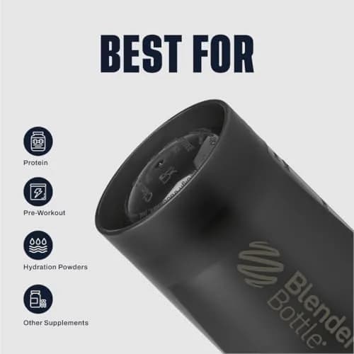 BlenderBottle Classic V2 Shaker Bottle 709ml (24oz) | Powerful Mixing System with Stainless Steel Whisk thumbnail 4
