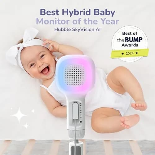 HUBBLE CONNECTED SkyVision AI Pro Baby Monitor Camera, HD 5" Home Display | AI Safety & Night Vision thumbnail 3