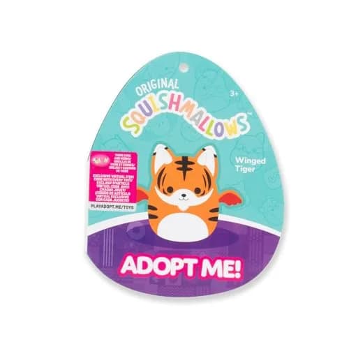 Squishmallows Adopt Me! 8-Inch Winged Tiger Plush - Ultra-Soft Official Jazwares Toy thumbnail 5