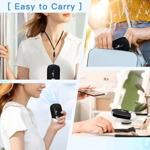 mlogiroa Lash Fan Mini Portable for Eyelash Extension | Rechargeable USB C Eyelash Dryer (Small 1.18 in x 2.7 in x 4.7 in) thumbnail 6