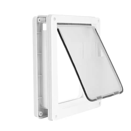 Lessmon Large Magnetic Locking Dog Door 44cm (17.1in) Tall | Weatherproof & Secure Pet Access thumbnail 1