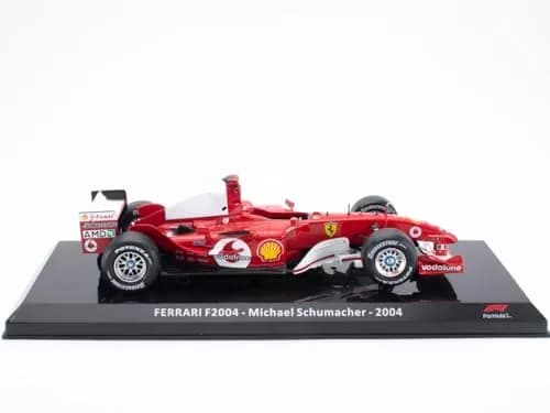OPO 10 Formula 1 1/24 Car Compatible with Ferrari F2004 | Metal Model for Collectors thumbnail 1