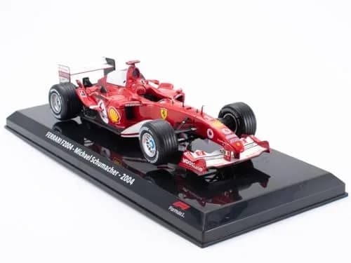 OPO 10 Formula 1 1/24 Car Compatible with Ferrari F2004 | Metal Model for Collectors thumbnail 2