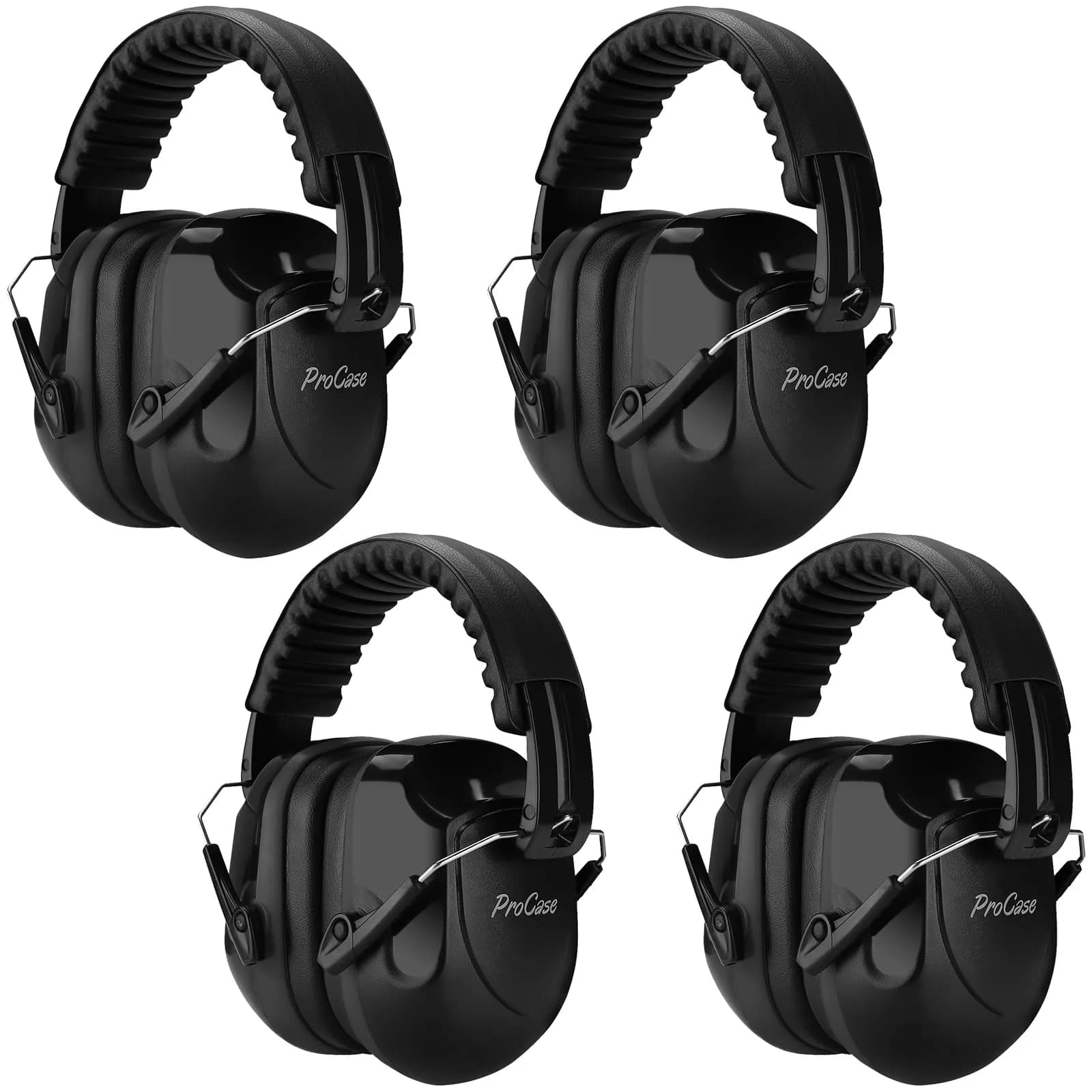 ProCase NRR 28dB Noise Cancelling Earmuffs | 28dB Noise Reduction, ANSI S3.19 Certified, Foldable Design